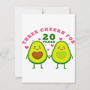 20 anos de aniversário de casamento  convite para 