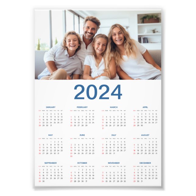 20 Colagem De Fotos 2024 Anos No Calendário Geral (Frente)