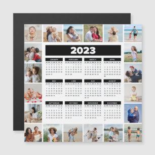 20 Colagem de Fotos Preto e Branco 2023 Calendário