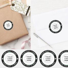 20 Logotipo Empresarial Aqui | Adesivos Simples Pa