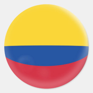 20 pequenos adesivos Colômbia bandeira colombiana