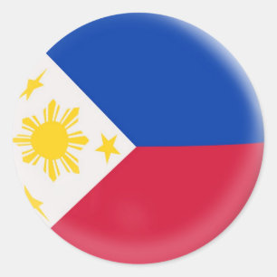 20 pequenos autocolantes bandeira das Filipinas
