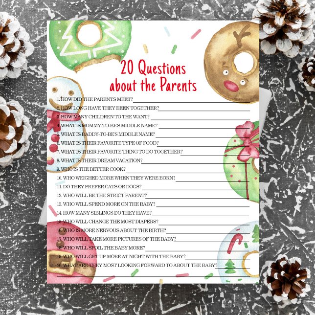 20 Perguntas sobre o jogo de chá de fraldas dos Pa (Criador carregado)