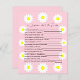 20 Perguntas sobre o jogo de chá de fraldas dos Pa