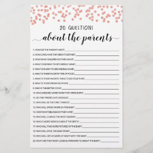 20 Perguntas sobre o jogo Editável pelos Pais