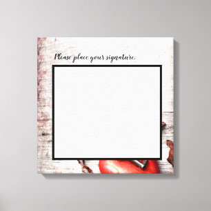 20"x20" Signature Canvas Country Wood Key to my he