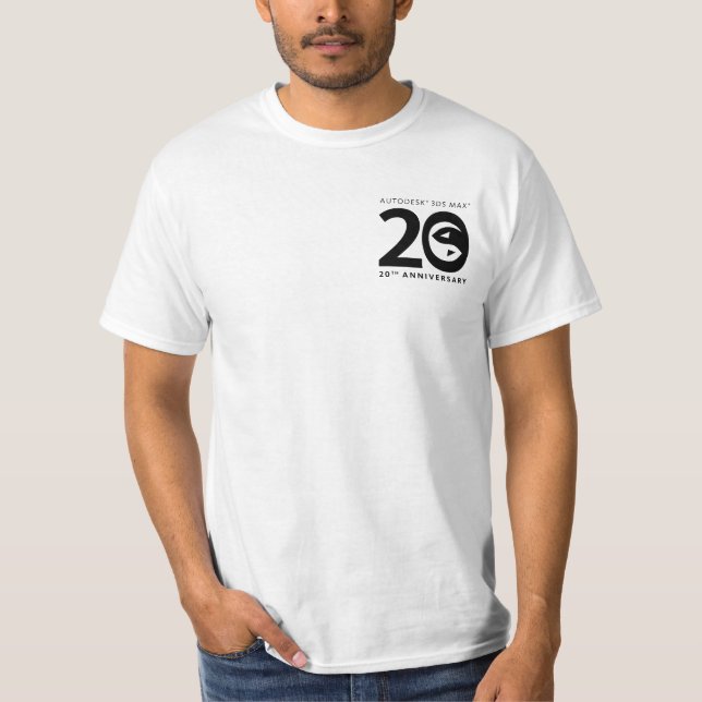20o t-shirt máximo do aniversário 3ds (Frente)