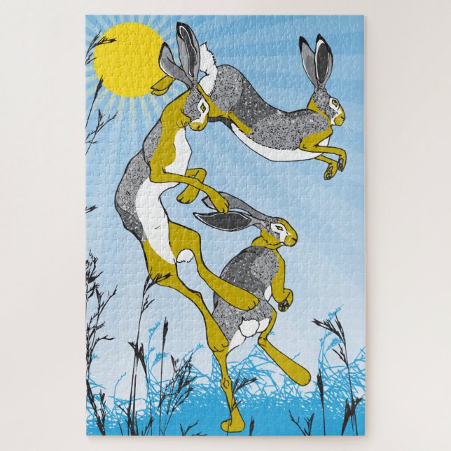 20x30 Mad March Hares Quebra-cabeça para Pessoas C (Vertical)