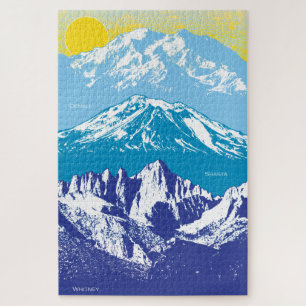 20x30 West USA Peaks Quebra-cabeça para Pessoas Co