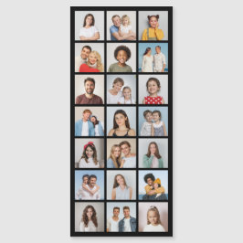 21 Colagem de Fotos Cartão Magnético Fino Cor Edit