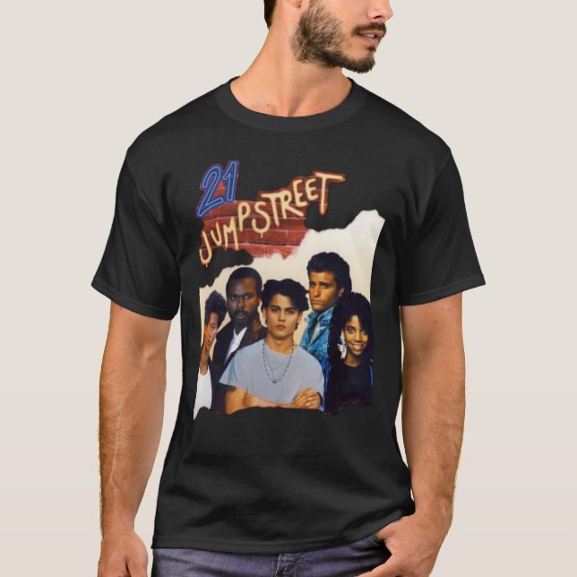 21 Jump Street Cast Essential T-Shirt (Frente)