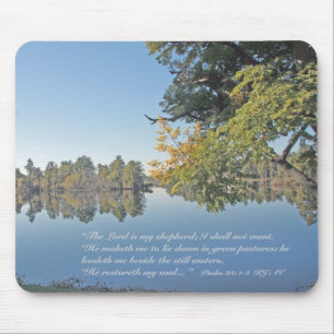 23:1 do salmo - 3 escritura Mousepad