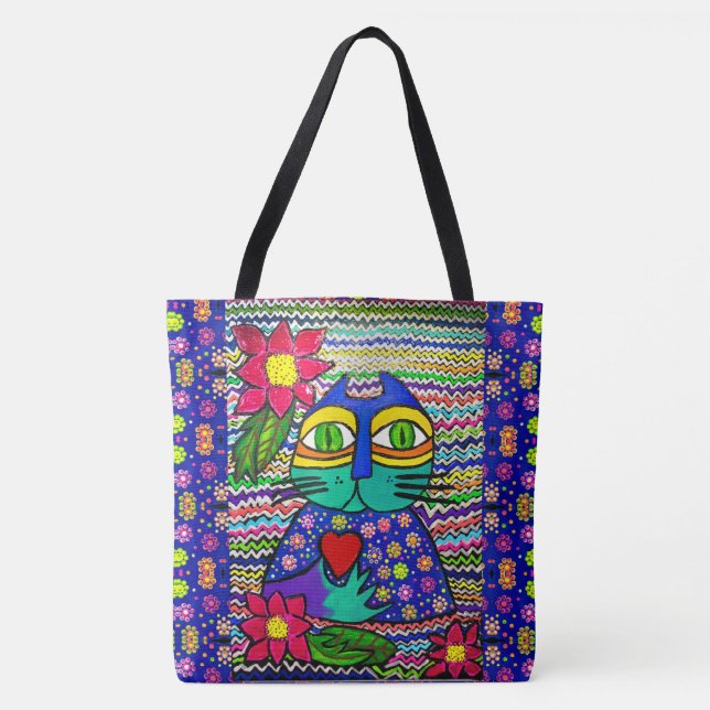 241 - Kisa the Cat - Tote Bag (Gola de Tote) (Frente)