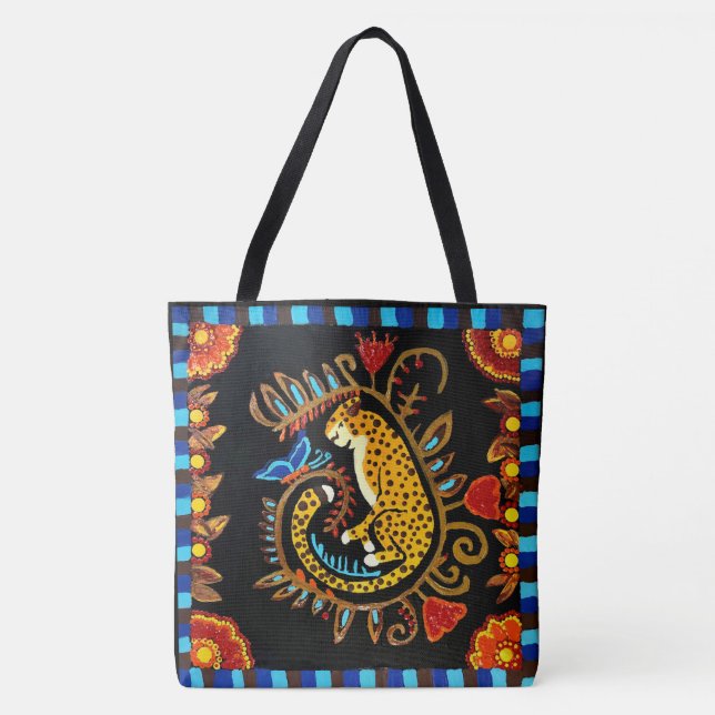 246 - Sleeping Jaguar - Tote Bag (Frente)
