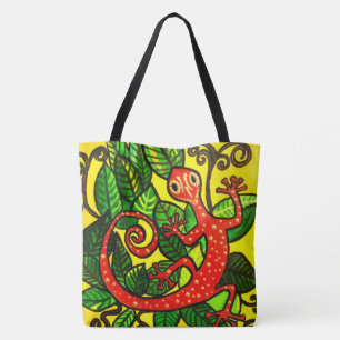 247 - Red Gecko - Tote Bag