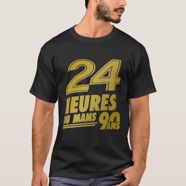 24 Heurs Du Mans 90 Ans Gold T-shirt (Frente)
