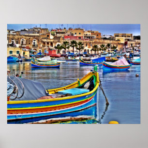 24" x 18" poster (semi brilho) o mundo são minha