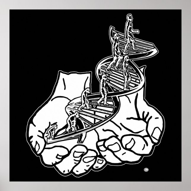 24" x 24", Poster de papel de valor (Matte) preto (Frente)