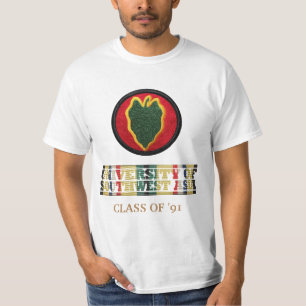 24o Inf. Div. Universidade da camisa de Ásia do