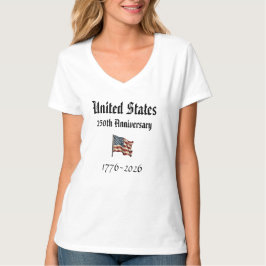 250º aniversário de T-Shirt dos EUA