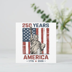 250º Estátua da Liberdade América Obama Faixa Patr