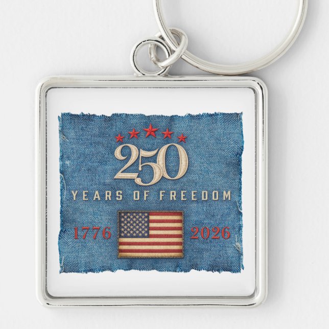 250 Anos de Liberdade - Porta-Chaves (Frente)