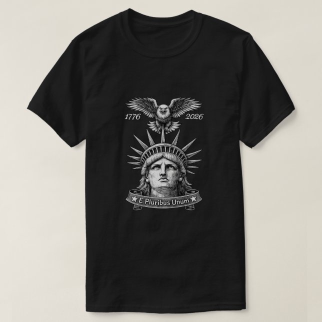 250 Anos EUA -22a Camiseta (Frente do Design)
