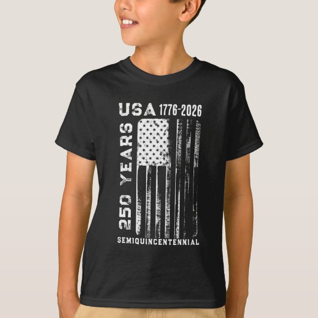 250Th Anniversary USA 4Th Of July T-Shirt (Frente)
