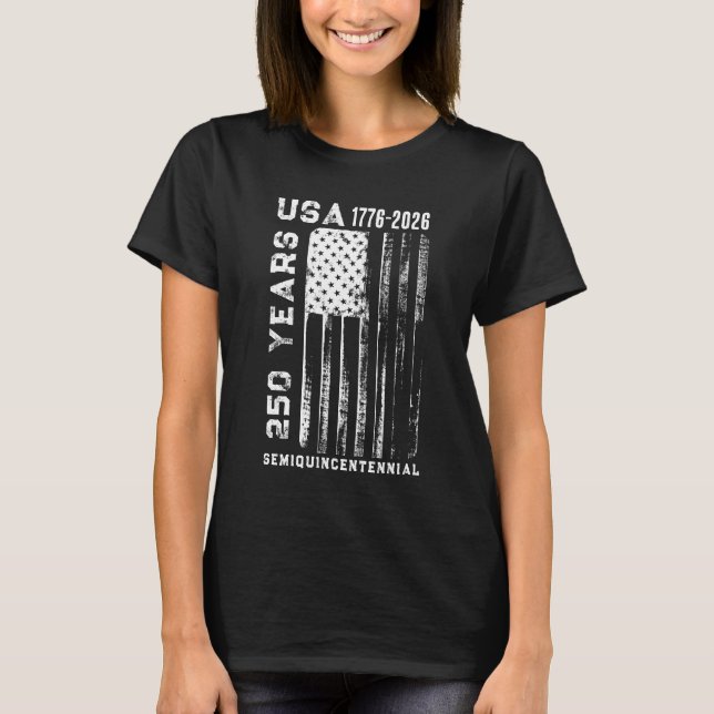 250Th Anniversary USA 4Th Of July T-Shirt (Frente)