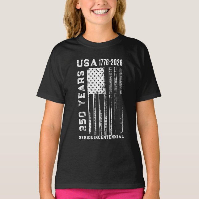 250Th Anniversary USA 4Th Of July T-Shirt (Frente)