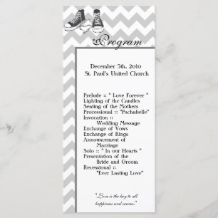 25 4x9 Programa Casamento Chevron Stripe Zig Zag P