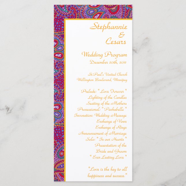 25 4x9 Programa Casamento Palácio Roxo Índia (Frente)