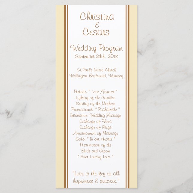 25 4x9 Programa de Casamento Acabou de se casar co (Frente)