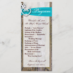 25 4x9 Programa de Casamento Caçando Deer Doe Buck