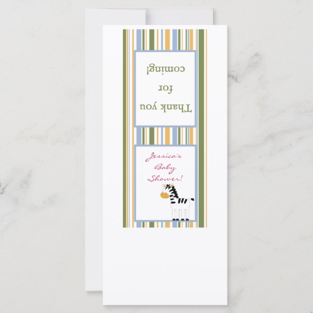 25 Amigos Safari Do Topper Do Lollipop (Frente)