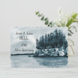 25 Casamento Aniversário Lago Azul e Floresta