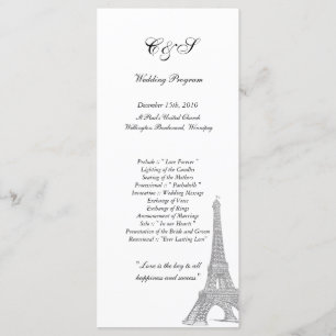25 Casamento em Programas de Paris