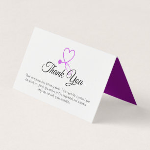 25 x Obrigado Enfermeira Cartões Médicos de EQUIPE