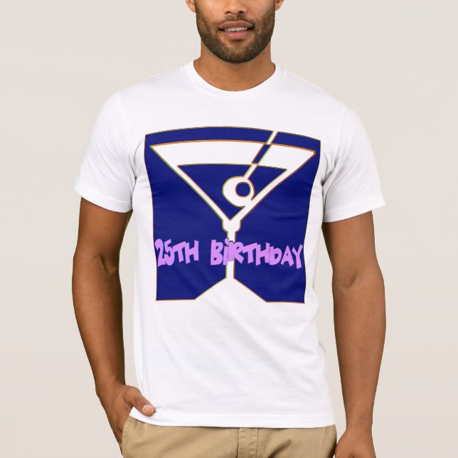25o Camisa dos presentes de aniversário T (Frente)