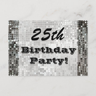 25o Ou algum convite da prata da festa de