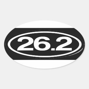 26,2 Etiqueta (etiqueta completa da maratona)