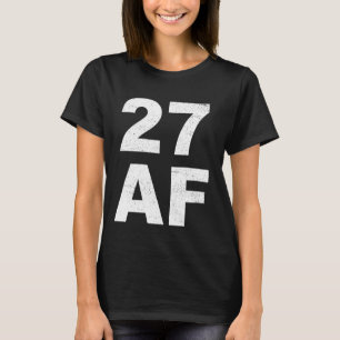 27 AF T-Shirt - 27º Aniversário Camisa Men Twen