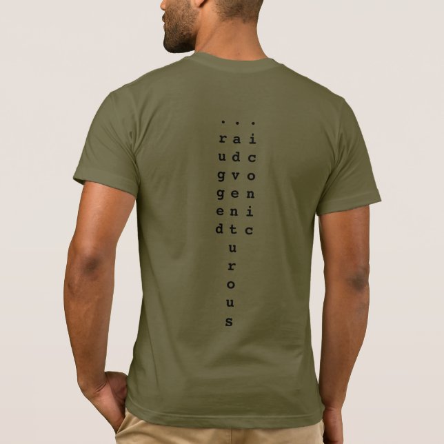 .2838 Camiseta Verde exploradora (Verso)
