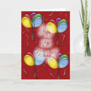 29 Cartão de Aniversário