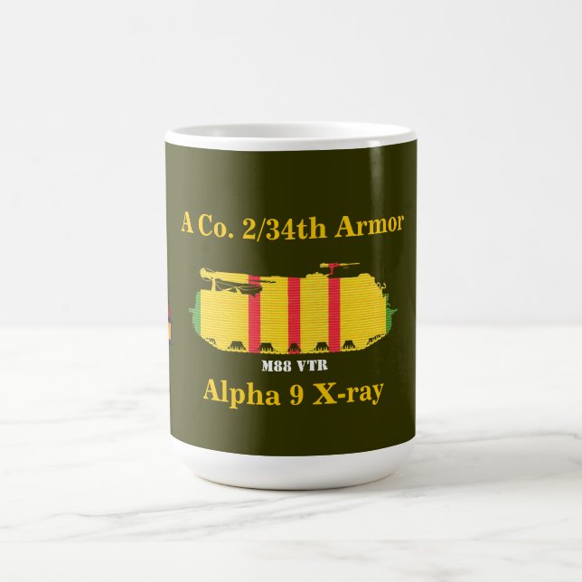 2/34th Armadura, 25os Inf. Div. Caneca de M88 VTR (Centro)