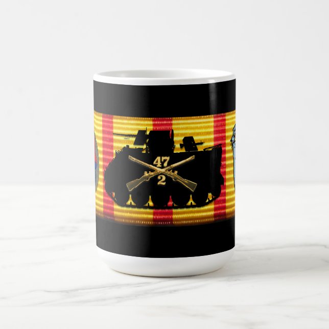 2/47th Caneca da fita do serviço de Vietnam da (Centro)