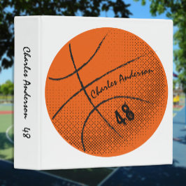 2.54cm Fichário Álbum de Basquete Colecionador Série Esportiva