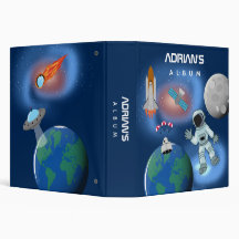 Astronauta no Espaço Galáxia Tema Crianças Álbum F