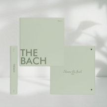Binder do álbum de fotos | Fim de semana Bach | Le