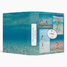 Colagem de Fotos da Família de Férias